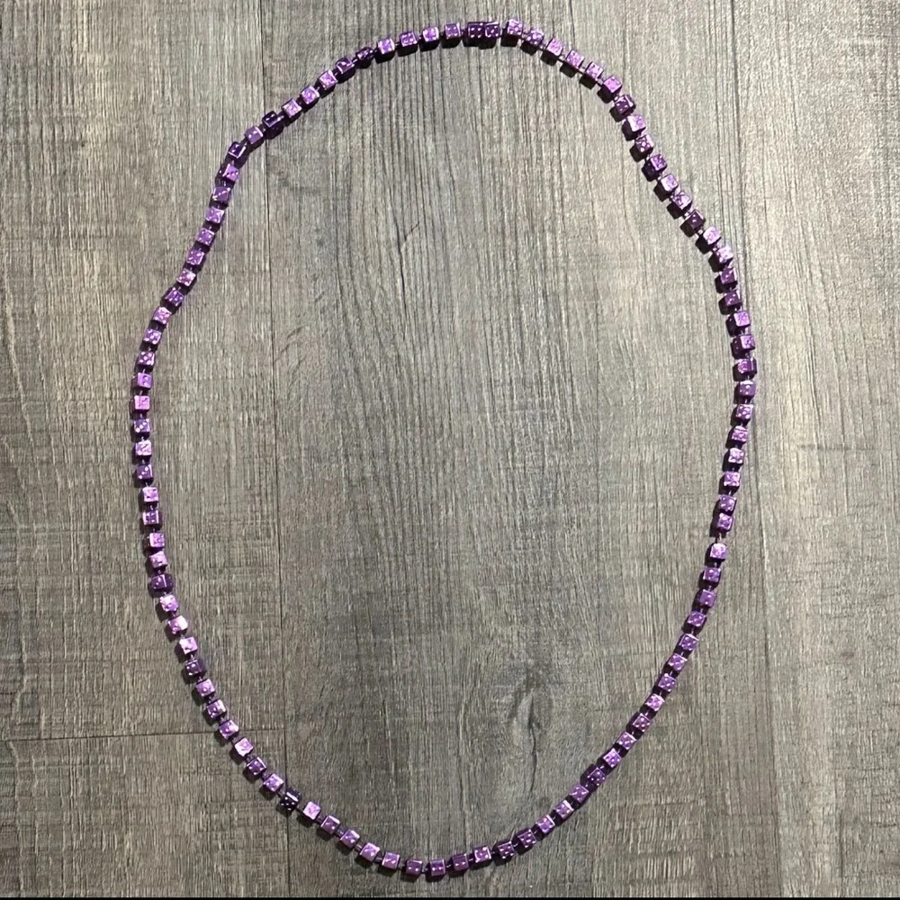 💞 New Kids Purple Dice Beaded Necklace